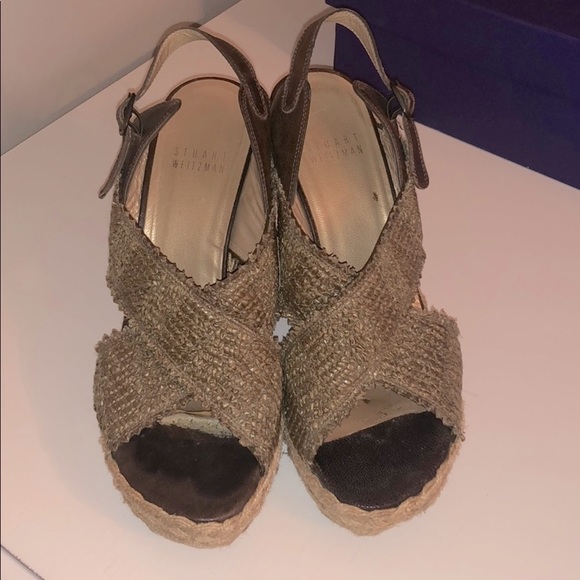 Stuart Weitzman Wedge Sandals - Picture 2 of 5